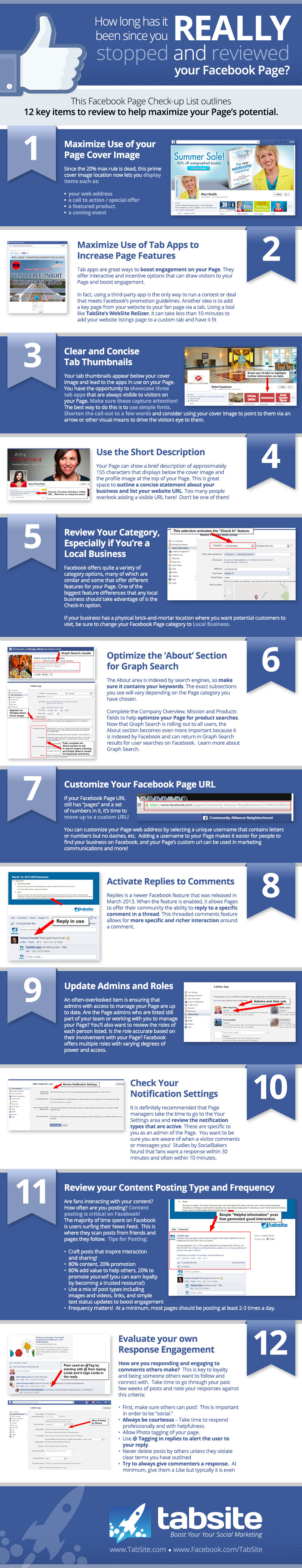 Simple Tips For Facebook Page admins and Managers: infographic
